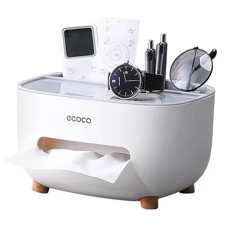 ECOCO Desktop Tissue Box Organizer
