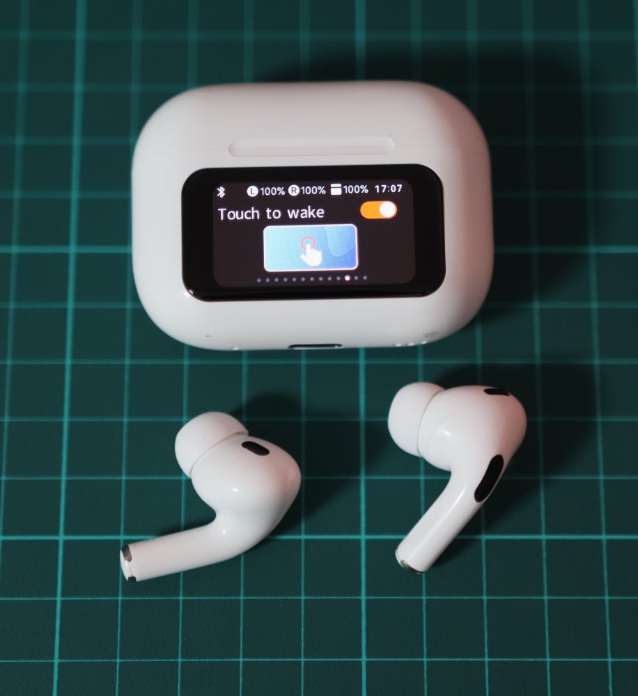 Airpod Pro 2 Generation with Touch Screen Display (White)