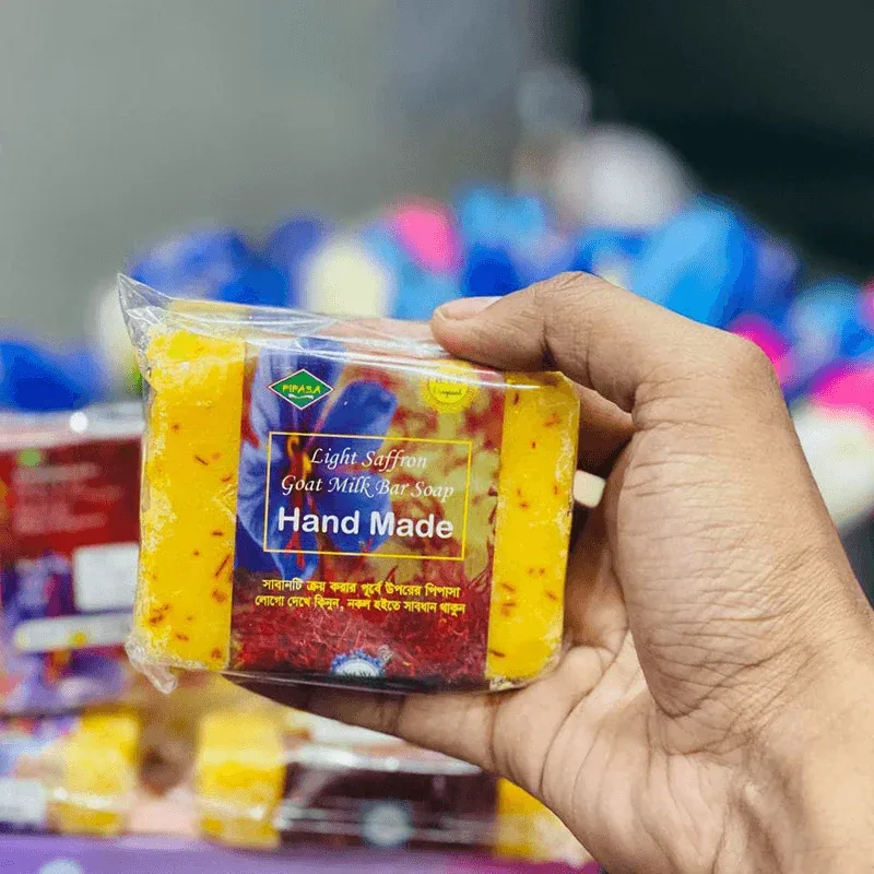 Real Saffron Goat Milk Bar 90gm