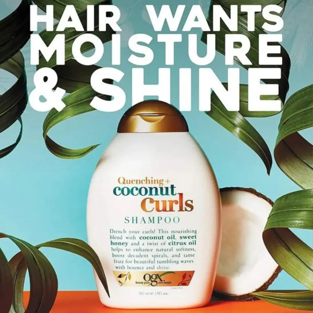OGX Quenching Plus Coconut Curls Shampoo 385ml