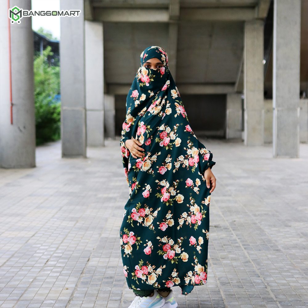 দুবাই চেরী কাপড়ের সিঙ্গেল লং খিমার (CK-50)