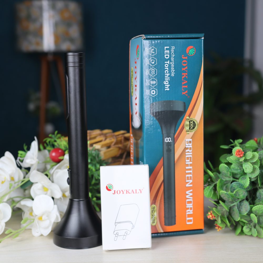 JOYKALY YG-2088 Rechargeable High Power LED Search Light |3000mAh Battery| Digital Battery Display