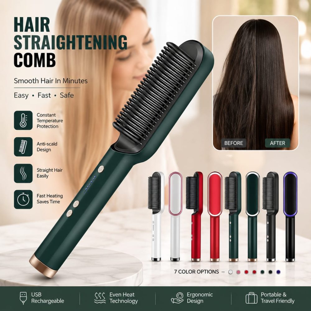 Hair Straightening Comb